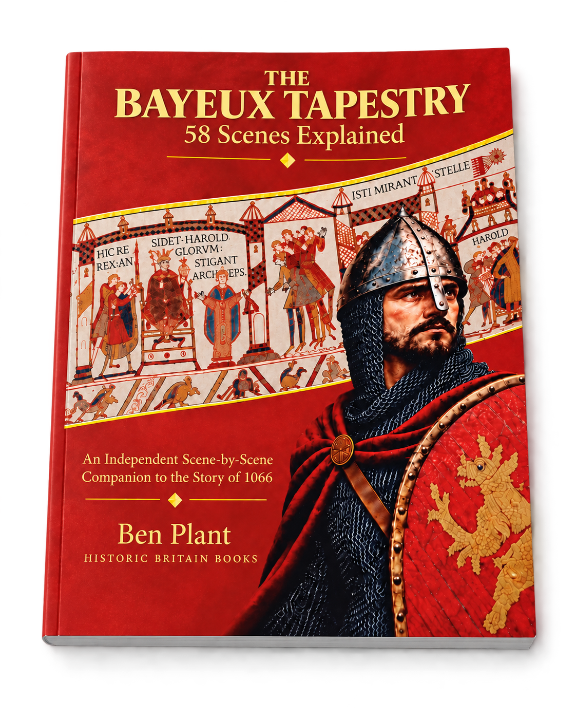 Cover of The Bayeux Tapestry: 58 Scenes Explained paperback